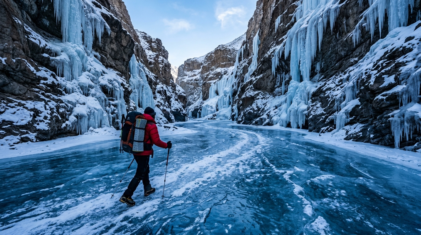 Frozen Lakes & Rivers